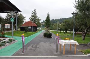 Otvoritev novega rekreacijskega parka pred Domom starejših občanov Grosuplje 22